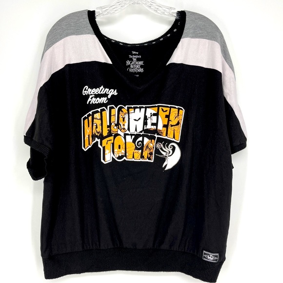 Disney Halloween Town The Nightmare Before Christmas Sleep Tee Size X Large - Picture 1 of 6